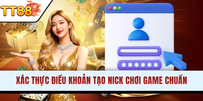 Xác thực điều khoản tạo nick chơi game chuẩn